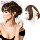 WTB синтетический шиньон 22 дюйма для женщин невидимая леска без зажима для наращивания волос черные Натуральные Прямые высокотемпературные