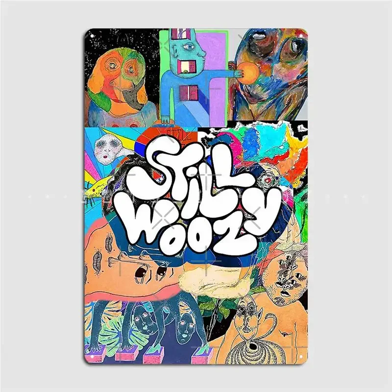 Фото Постер Still Woozy, металлическая табличка, кинотеатр, гараж, паб, гараж, классические таблички, жестяная вывеска, плакат №2