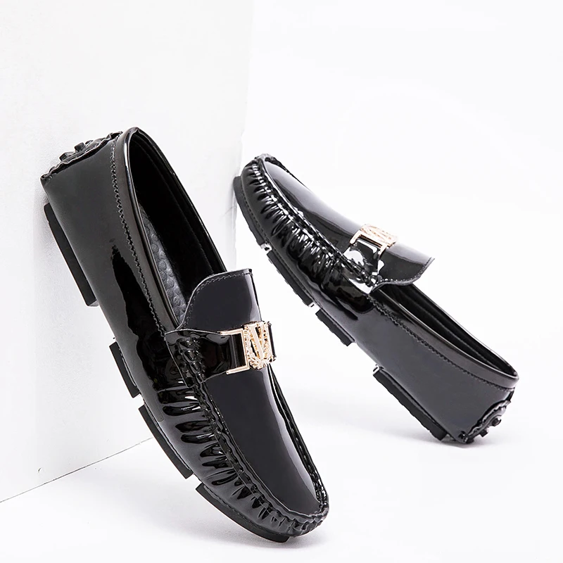 Мокасины мужские классические дышащие модные туфли для вождения повседневные