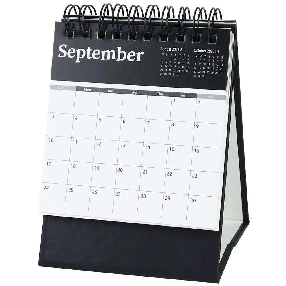 

Calendar Standing Household Table Decor Mini Desk Decoration Paper Office Small Calendars