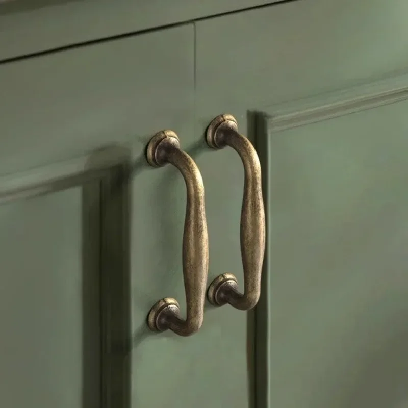 MAIKAK цинковый сплав старая синяя бронзовая ручка классическая европейская для