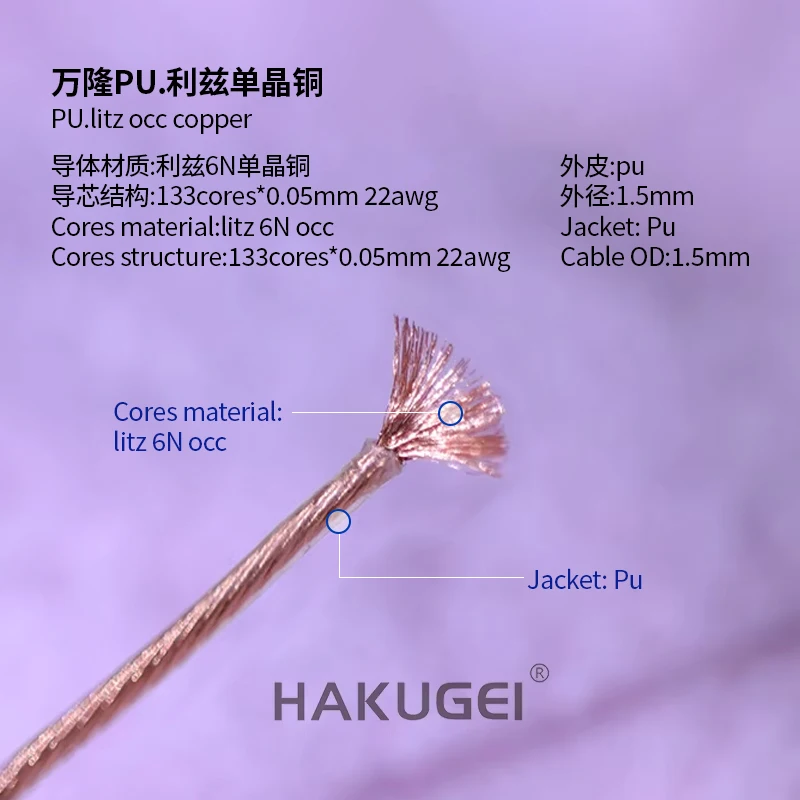 

HAKUGEI медный кабель для аудио