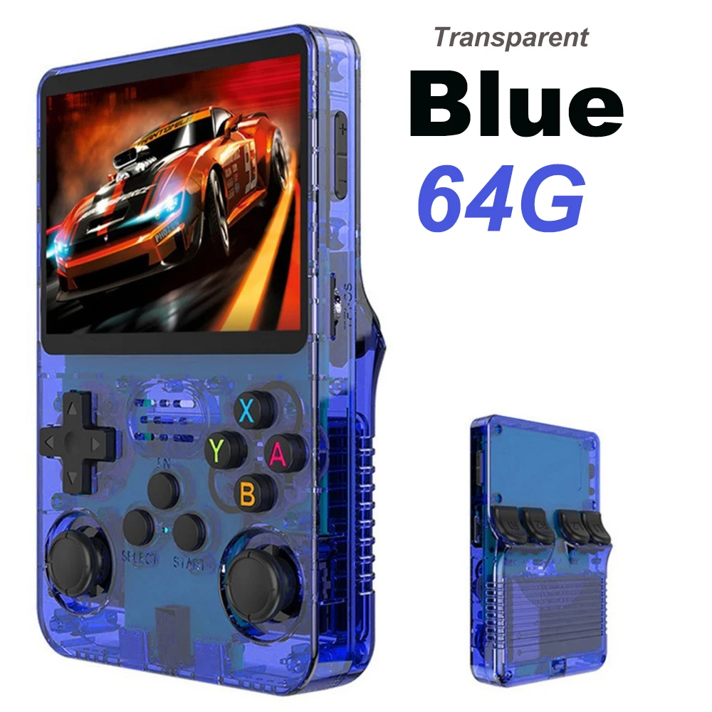 Фото BOYHOM 256G/128G/64G R36S ARKOS 2,0 Ретро портативная игровая консоль 3,5-дюймовый IPS-экран, портативный карманный игровой плеер для детей в подарок №1