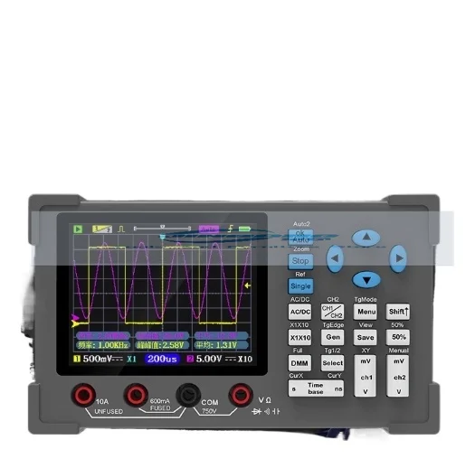 Осциллограф 3 в 1 Multimetro Generatore Di Segnale Macchina Дисплей IPS Da 2 Pollici Misuratore 120 МГц