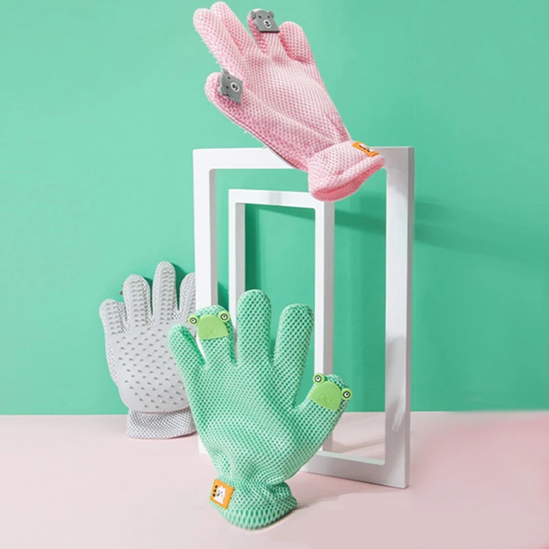 

Rolled cat cat gloves to floating hair brush pet hair removal dog a bath massage comb hair removal silicone pet products