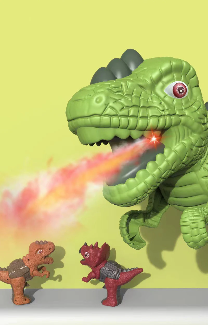 

Детские водные пистолеты, игрушки, миниатюрные Водяные Пистолеты со звуком динозавров, трехколесные пистолеты со звуком, Детская летняя безопасная игрушка