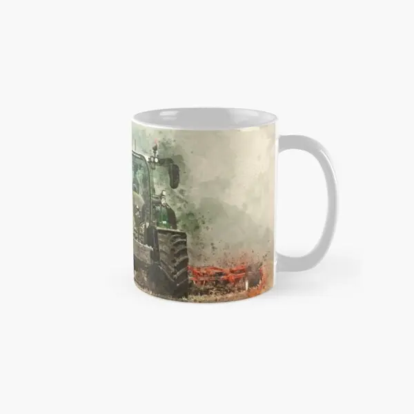 

Fendt Tractor Grafting Classic Mug Coffee Printed Handle Round Simple Cup Gifts Design Picture Photo Drinkware Tea Image