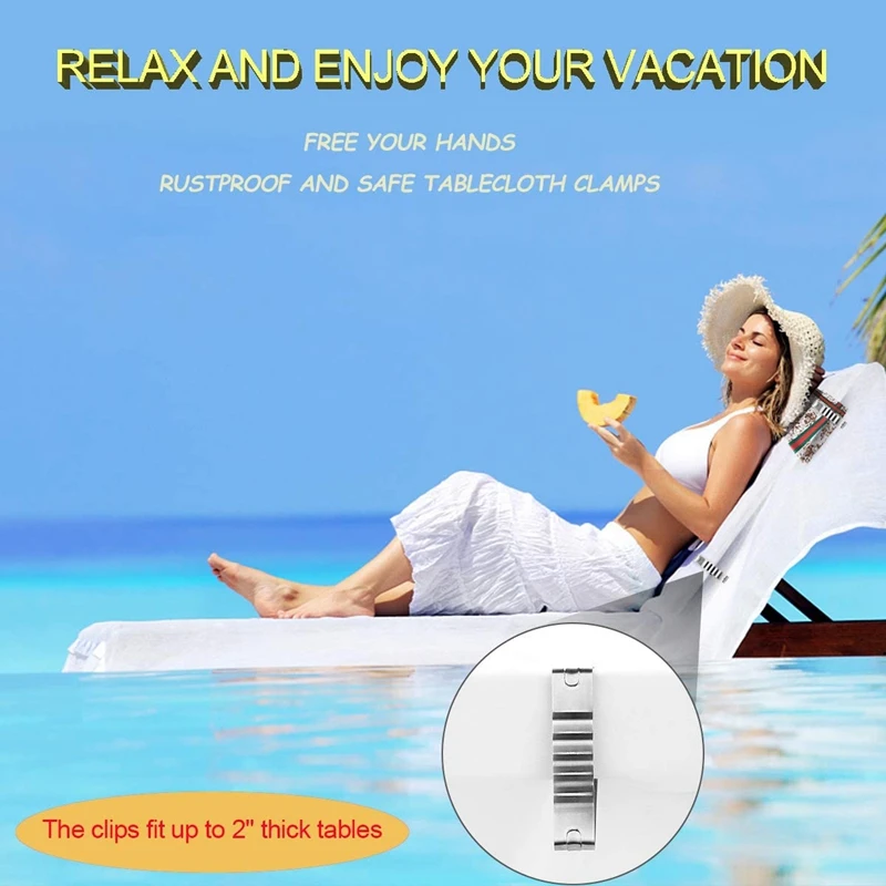 Акция! Зажим для скатерти пикника держатель весовой ткани улицы 24 предмета в