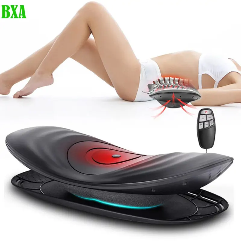 

New Electric Traction Waist Massager Inflatable Back Posture Corrector Hot Compresses Pain Relief Device Lumbar Spine Stretcher