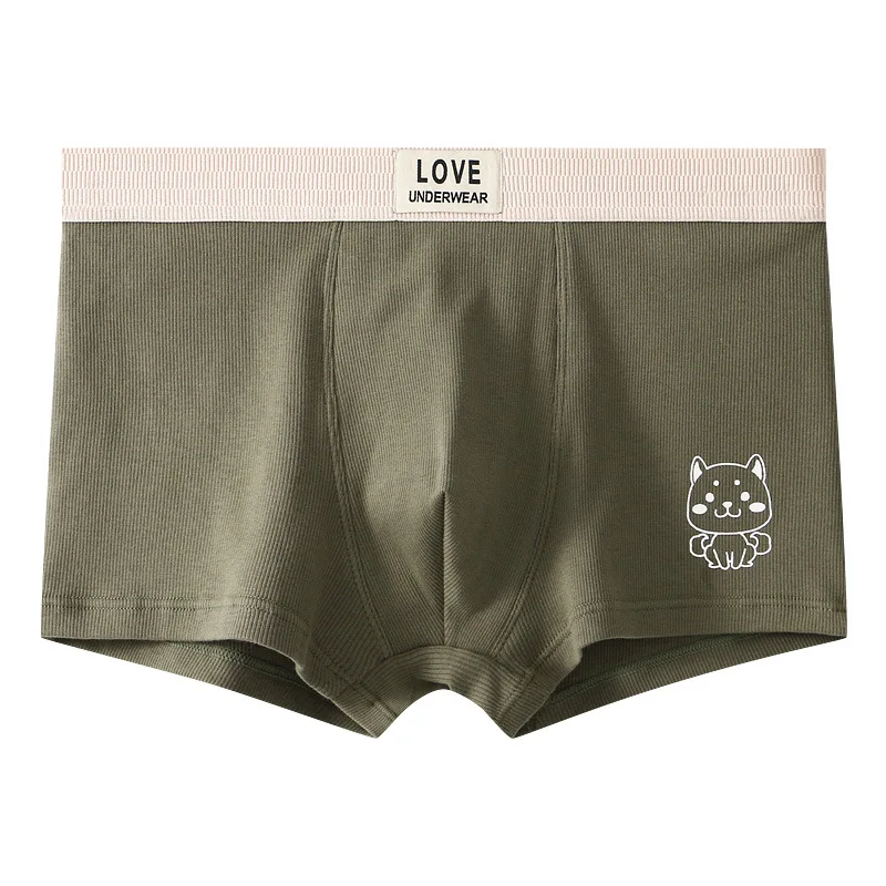 Трусики для пар мужские трусики девочек хлопчатобумажные трусы с плоским углом