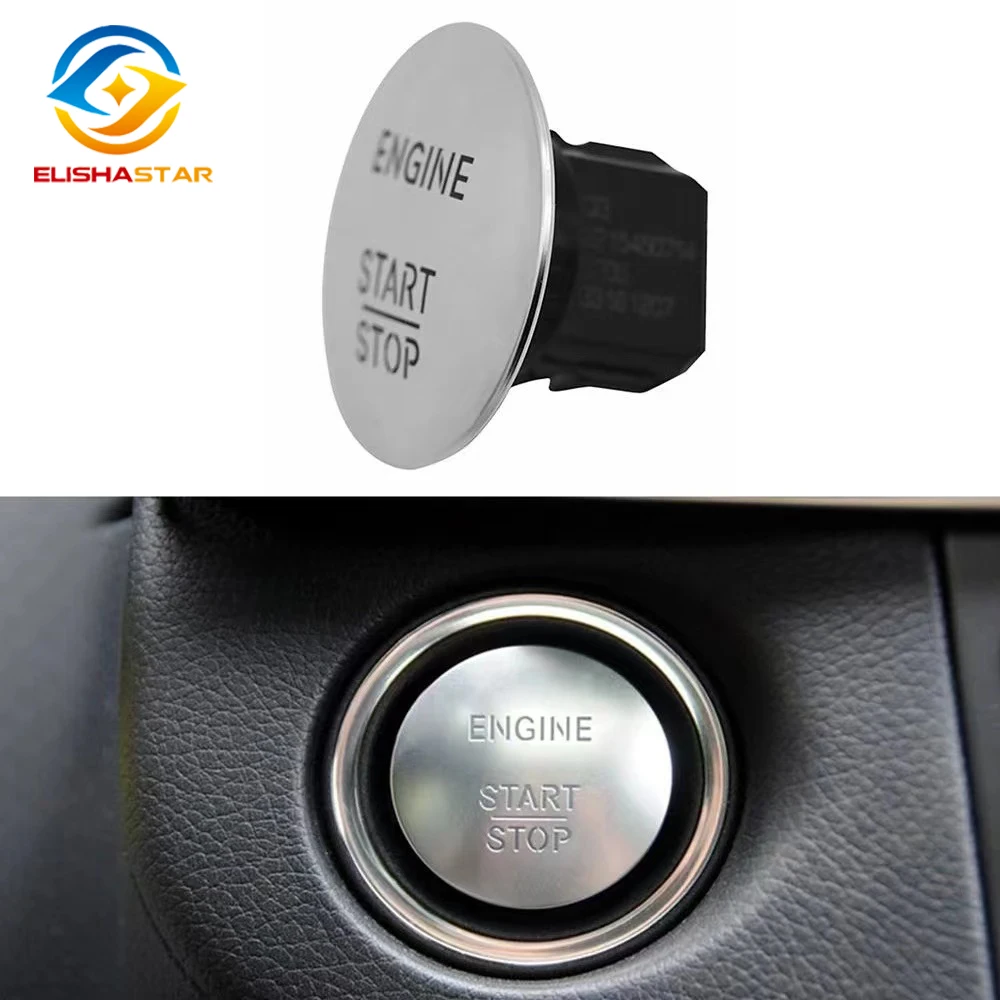 

New Start Stop Push Button Ignition Switch Keyless 2215450714 For Mercedes Benz