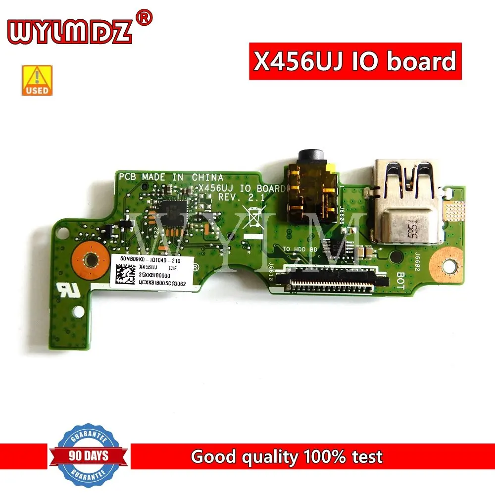

X456UJ IO board REV 2.1 For Asus X456U X456UJ K456U A456U F456U R456U USB AUDIO BOARD IO board Test well