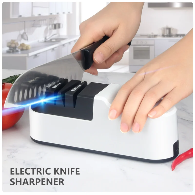 

Электрическая точилка для ножей с USB-зарядкой, автоматический мощный шлифовальный станок, бытовые Беспроводные аксессуары для ножей из камня
