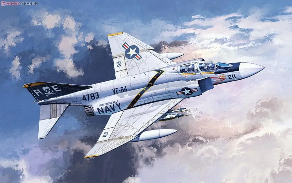 Академия AC12305 1/48 F-4J &quotVF-84 JOLLY ROGERS WAR" (комплект ПЛАСТИКОВОЙ МОДЕЛИ)