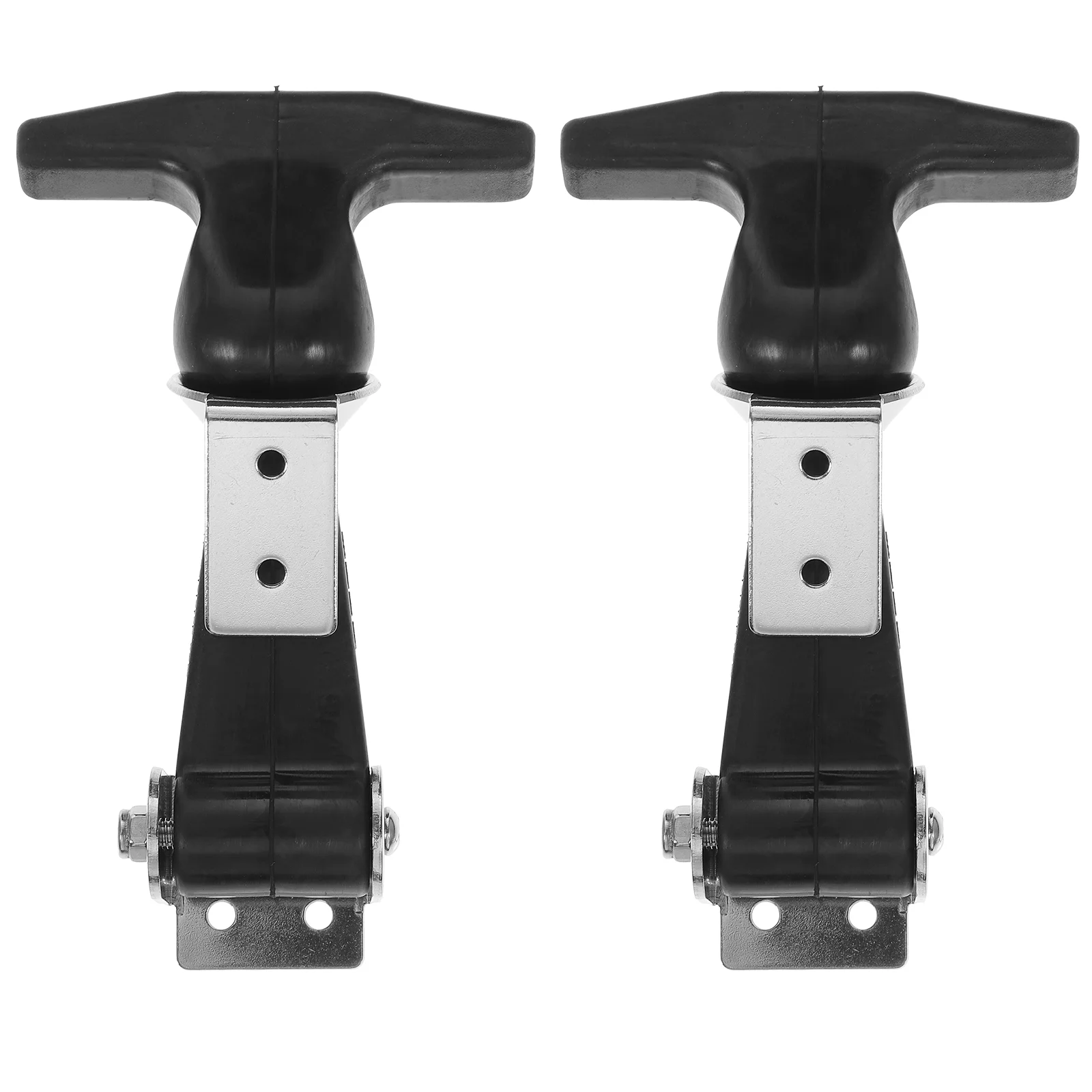 

Flexible T Handle Draw Latches Stainless Steel Rubber Hood Catch Flexible Hasp T Handle Draw Latches for Tool Box/ Vehicle