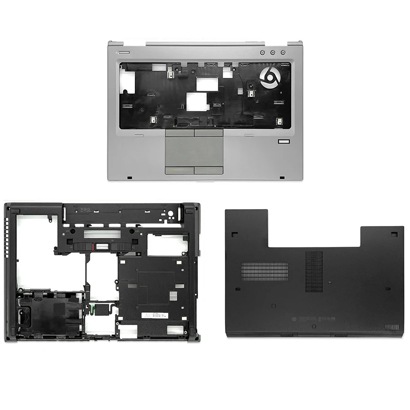 

NEW Laptop For HP EliteBook 8470P 8460P Series Palmrest Upper Case Bottom Base Cover Door Case 686964-001 642747-001 Silver