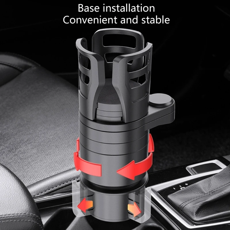 

Multifunctional Car Cup Holder Swivel Adjustable Car Cup Holders Expander GTWS