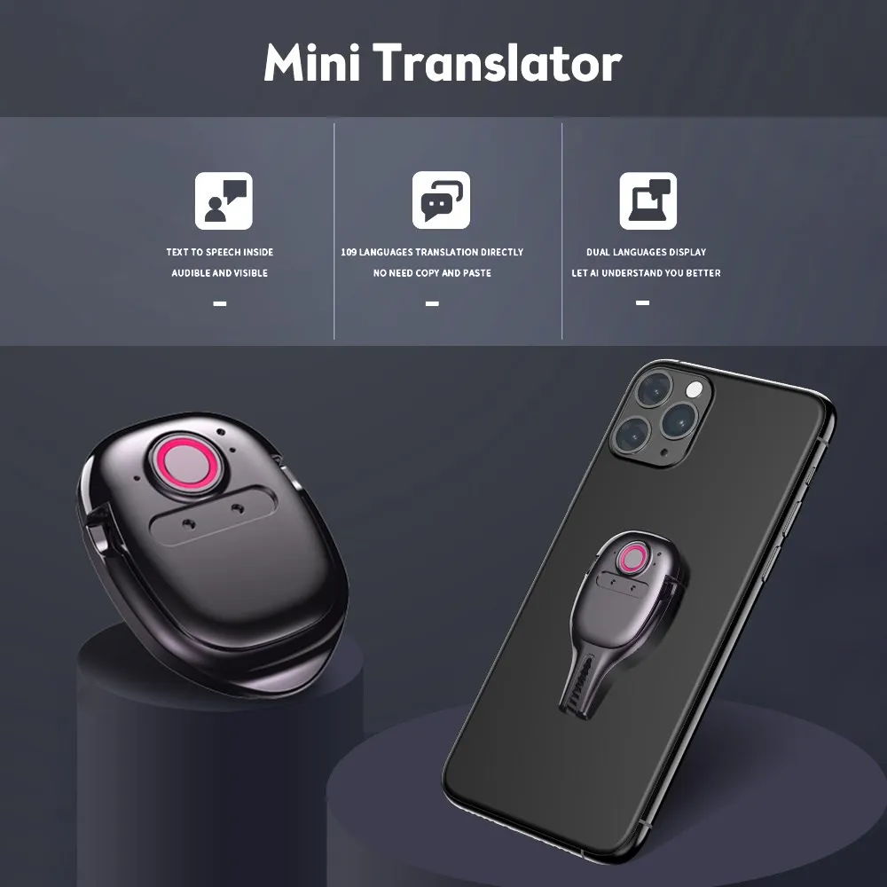 

Voice-To-Text Translation Chat Supports All Third-party APP-to-language Translators Recording Transcription Translators Sale