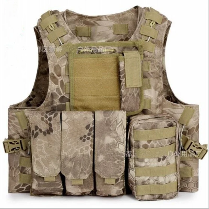 

Army Fan Outdoor Shooting Training Combat Vest Men Women Field Hunting CS Game Camouflage Tactical Military Protection Waistcoat