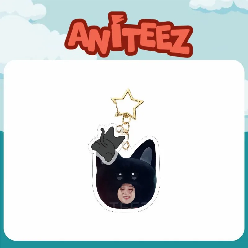 KPOP 2024, брелок ANITEEZ Merch для женщин и мужчин, Kawaii, модный акриловый брелок для ключей, держатель, подарки, автомобильная сумка, очаровательные аксессуары (art.: 3920cd56ee3d8) - 3920cd56ee3d8