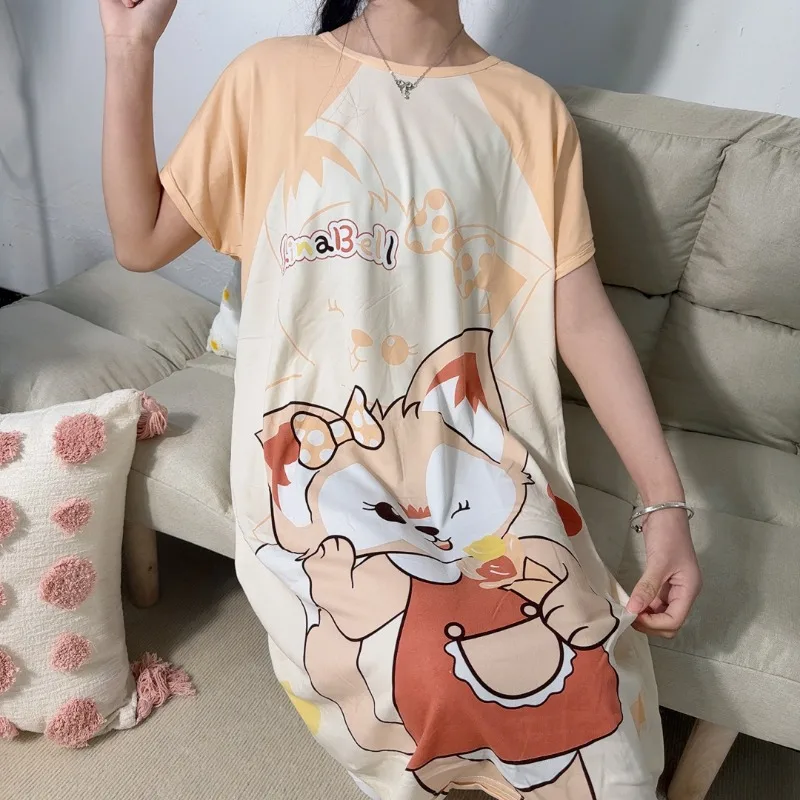 Ночная рубашка MINISO оранжевая