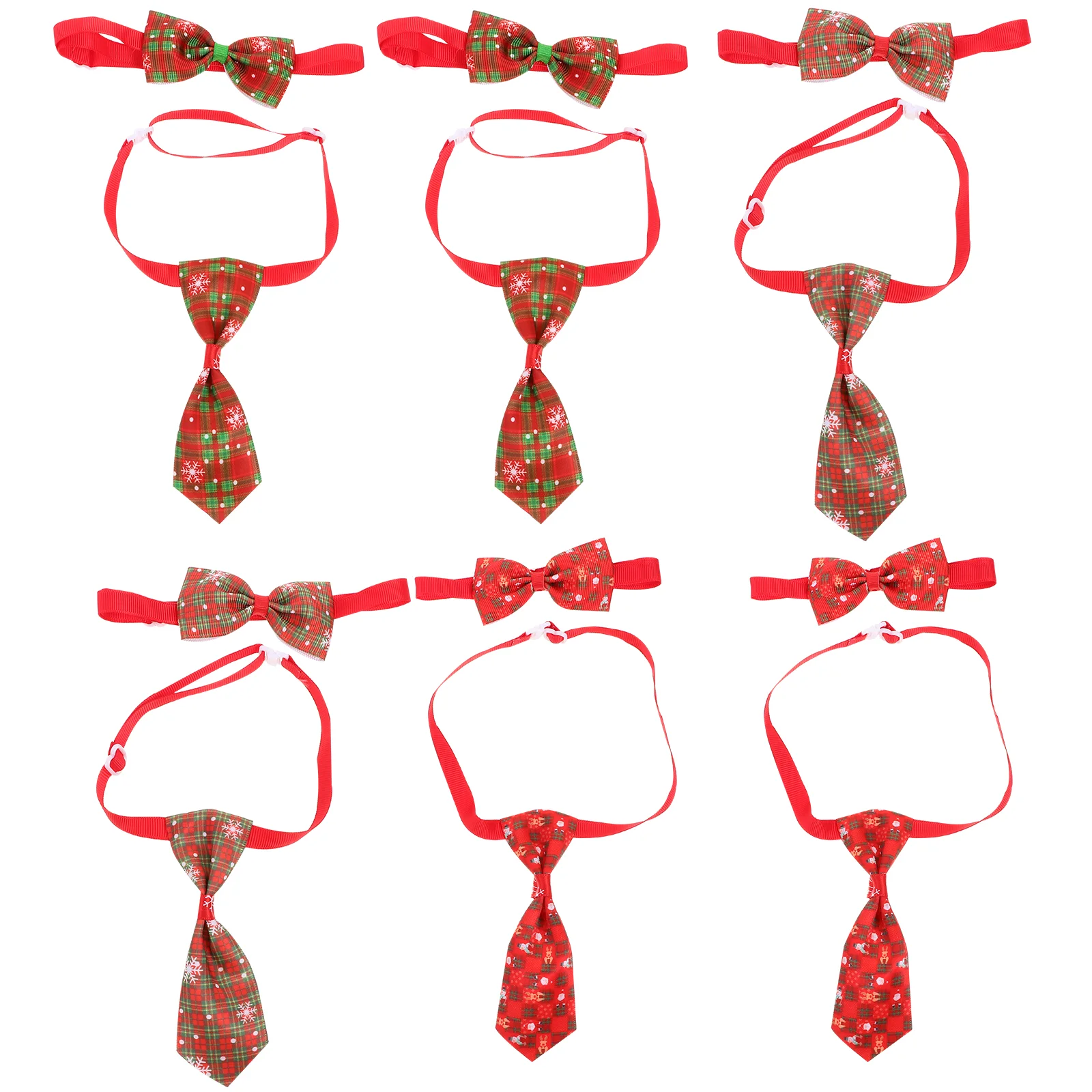 

Christmas Dog Bow Ties Necktiesdogs Tie Adjustable Cat Small Neck Petaccessories