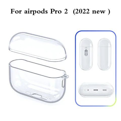 Силиконовый чехол для AirPods Pro 2 chilploby прозрачный