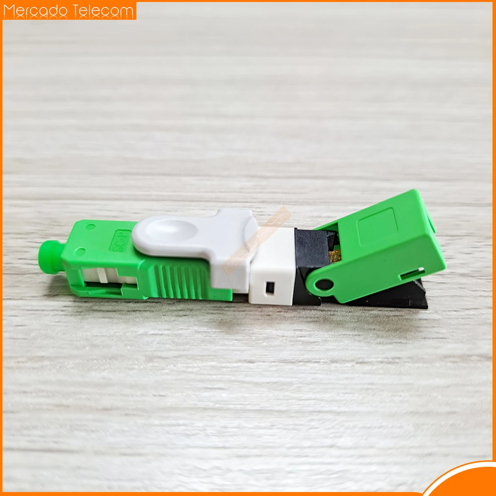 FTTH ESC250D 100 шт./упак. SC APC Одномодовый волоконный быстрый разъем PC встроенный тип |