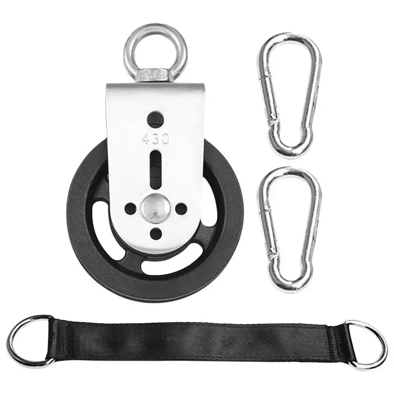 

Pulley System Gym DIY Gym Pulley System Equipment Replacement 360 Degree Rotating Lat Pulldown Attachments DIY Gym Equipment