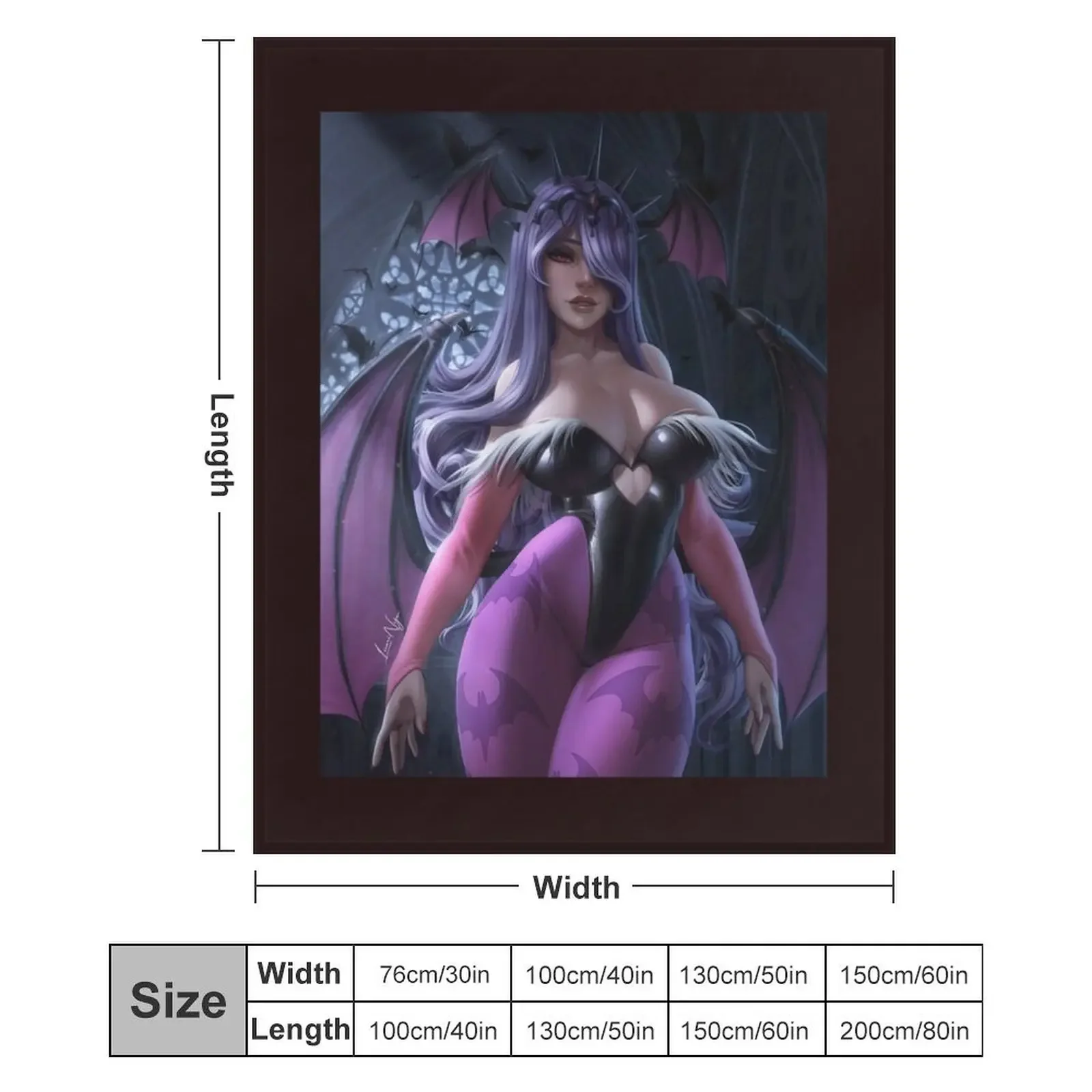 Одеяло Morrigan Aensland Плед на диван Retros Мягкие большие одеяла