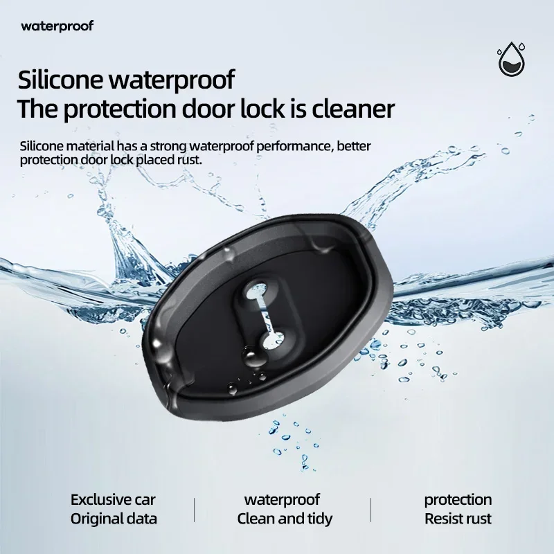 Чехол для дверного замка из силикагеля крышка автомобильного защитная ручки