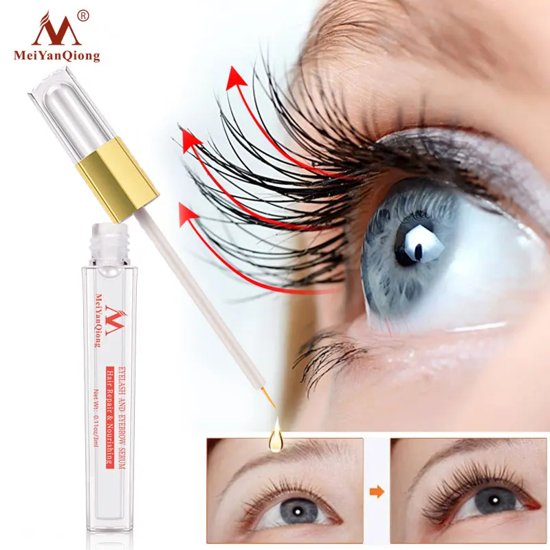 

3ML Eyelash Nutrient Solution Eyelash Growth Treatment Thick Black Lashes Enhanced Drops Extension Essence Natural Cosmetics