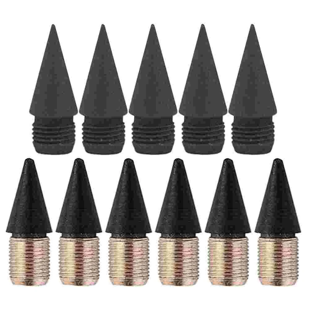 

12 Pcs No Ink Sharpener Alternative Student Inkless Graphite Forever Replacement Tip
