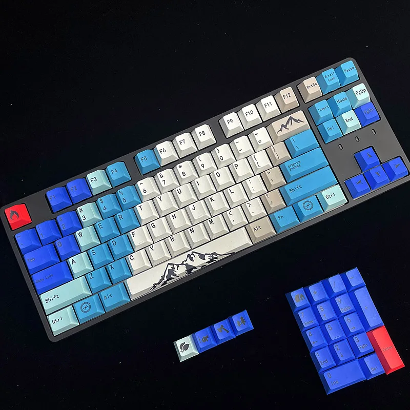 

108 116 клавиш/комплект, колпачки для клавиш для механической клавиатуры MX Switch