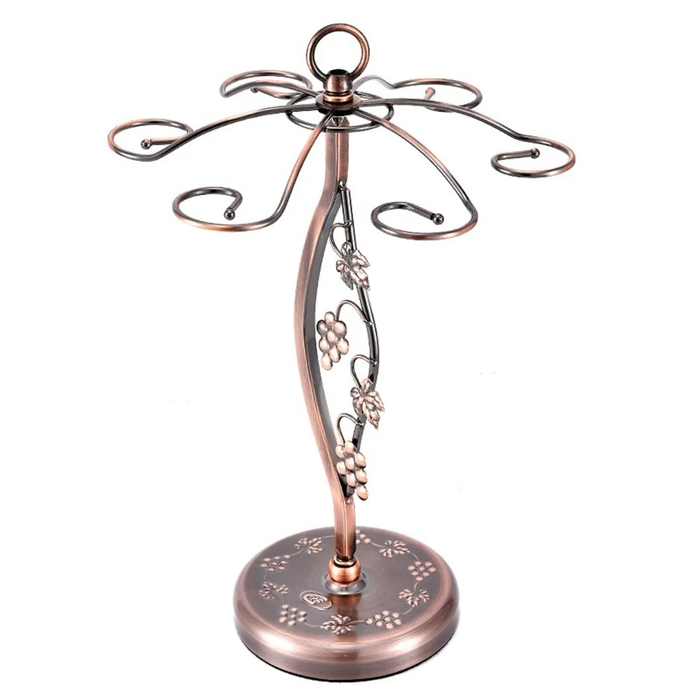 Стеклянная вешалка для чашек корзины винный стеллаж стойка Железный контейнер