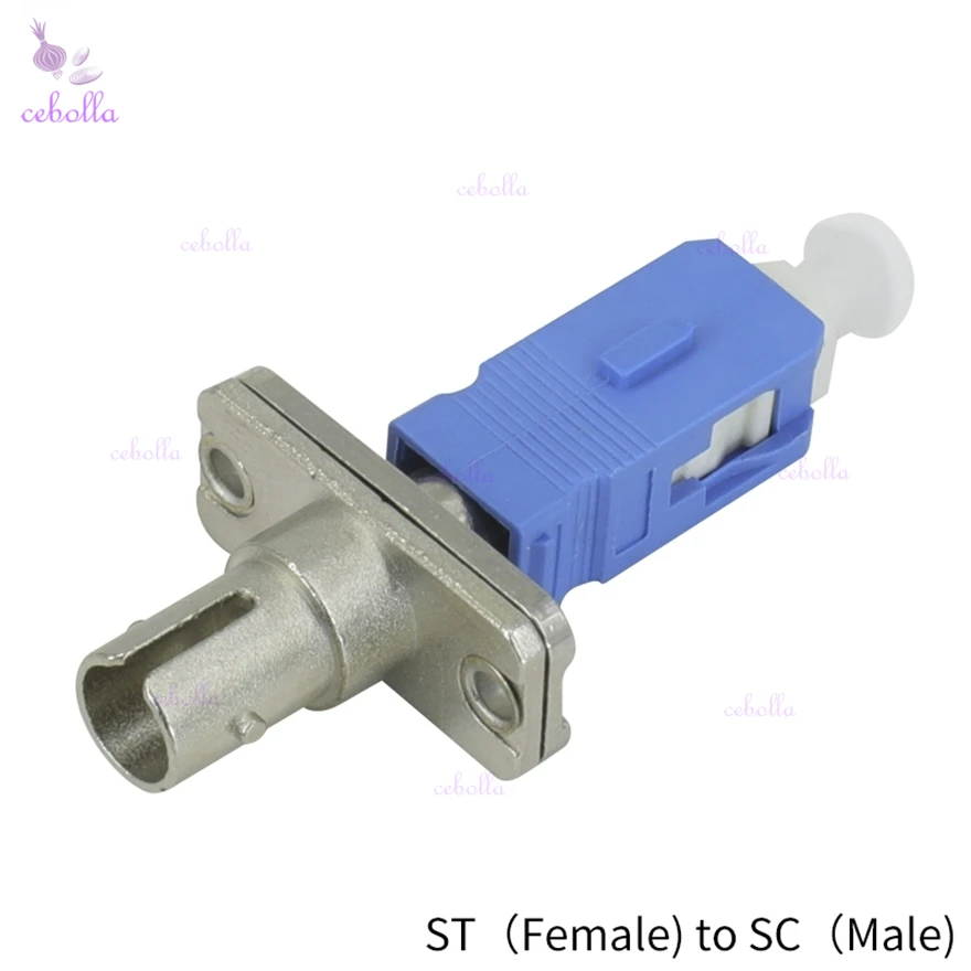 

Fiber Optic Adapter SC male to ST Female 9/125 Female Coupler Single-mode SC/UPC male to ST/UPC Free Shipping