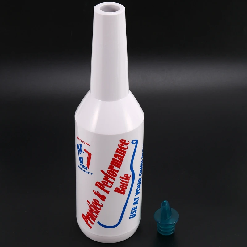 Белая профессиональная пластиковая прочная барная бутылка для тренировок Flair