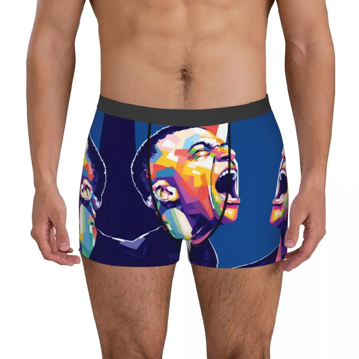 

Men's Boxer Briefs France Kylianer And Mbappﾩ And Mbappe Exotic Underclothes Football Player Novelty Four Seasons Wearable