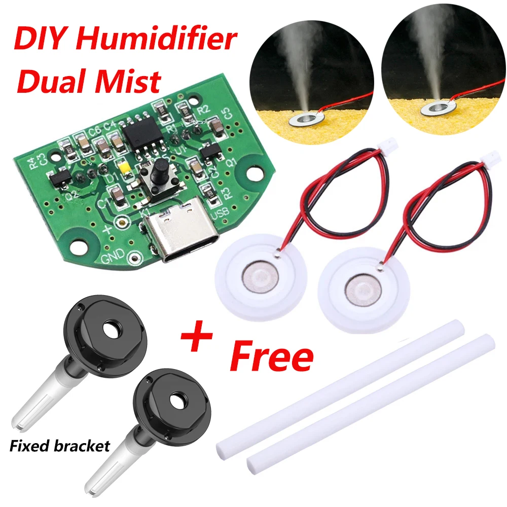 Diy Kits Mist Maker And Driver Circuit Board Fogger Atomization Film Atomizer Sheet Mini Oscillatin