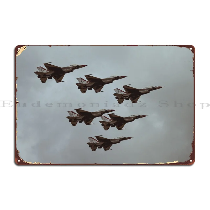 

Formation Flying Metal Sign Vintage Garage Print Pub Create Tin Sign Poster