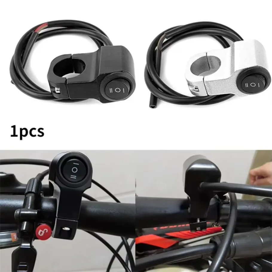 7/8 дюймов 22 мм водонепроницаемый переключатель фар на руле мотоцикла