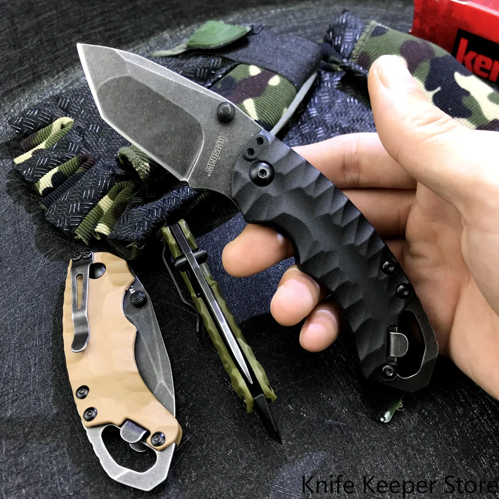 

Kershaw 8750 Mini Edc Knife Flipper Folding Knife 8Cr13MOV Blade Rescue Hunting Tacitcal Gear Portable Pocket Knives Hand Tool