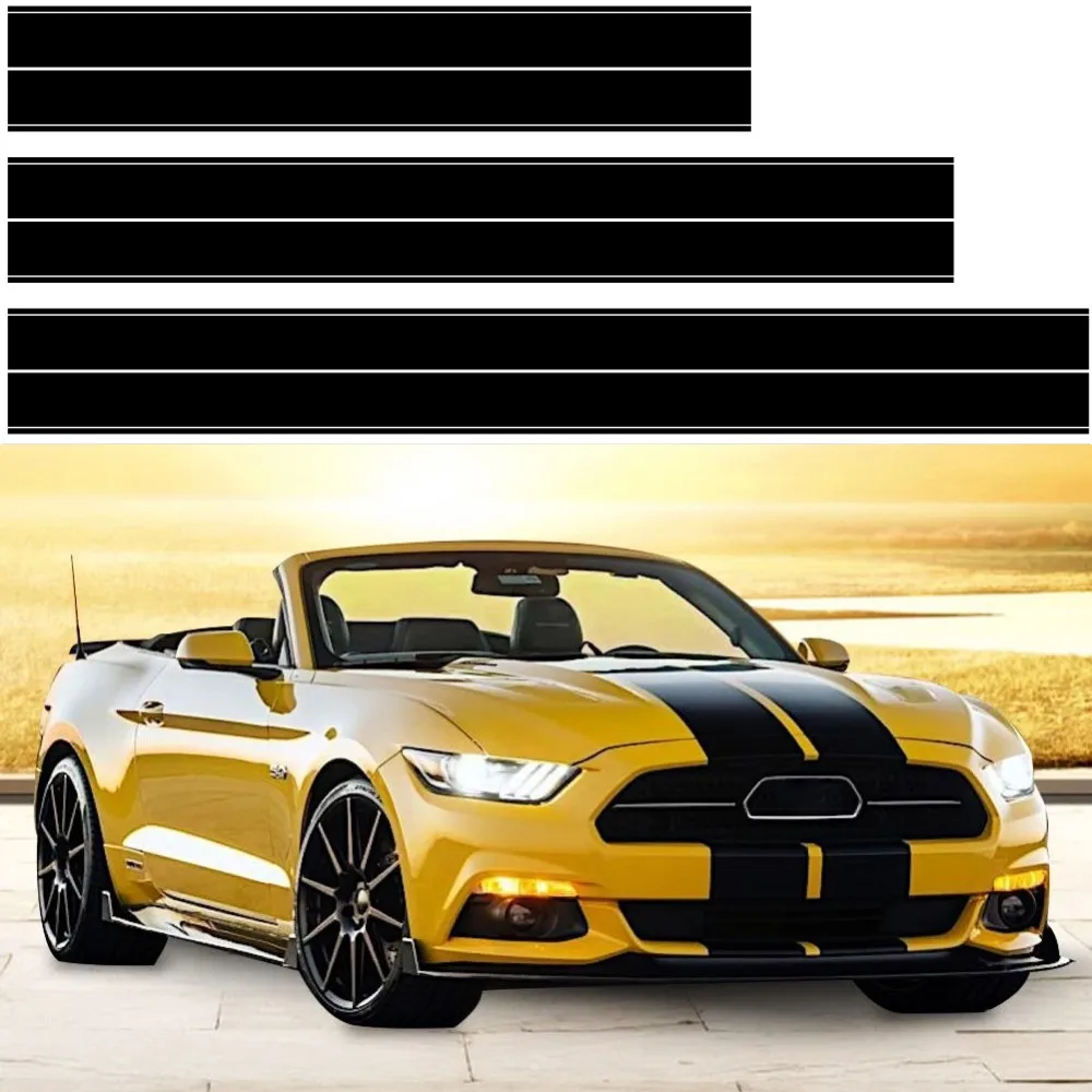 

Стикеры для гоночных автомобилей Mustang GT Camaro charger Durango, 3 шт.