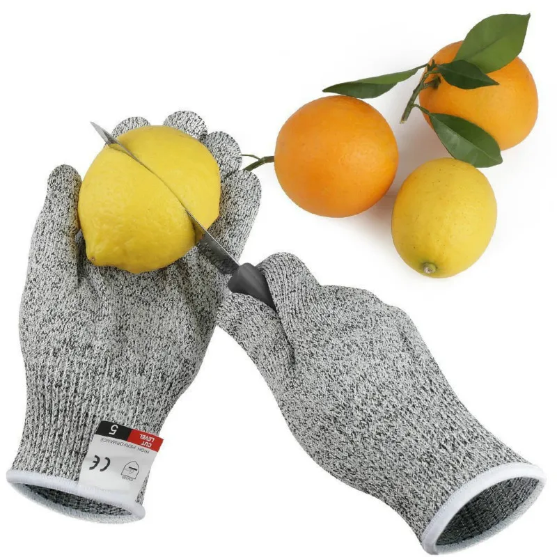 

Cut Proof Stab Resistant Wire Metal Glove Butcher Cuts Gloves Kitchen Gardening Hand Protective Gloves Garden Tools 1 Pair