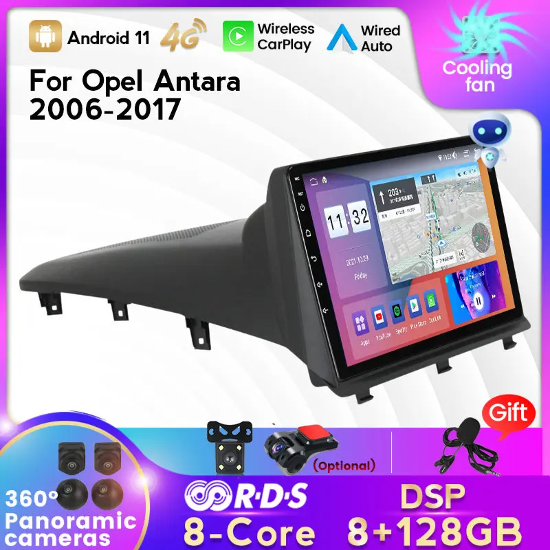 Автомобильный мультимедийный плеер 7862C 8 ГБ 128 Android 11 все в одном интеллектуальная