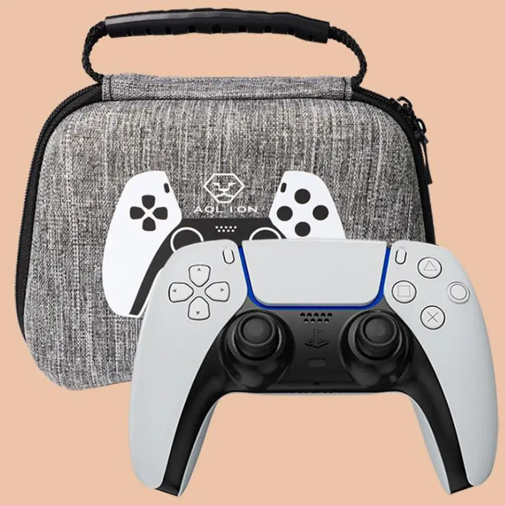 

Game Handle Portable Storage Bag Gamepad Waterproof Hard Shell Protector Handbag Compatible Ps5 Ps4 Accessories Carrying Case