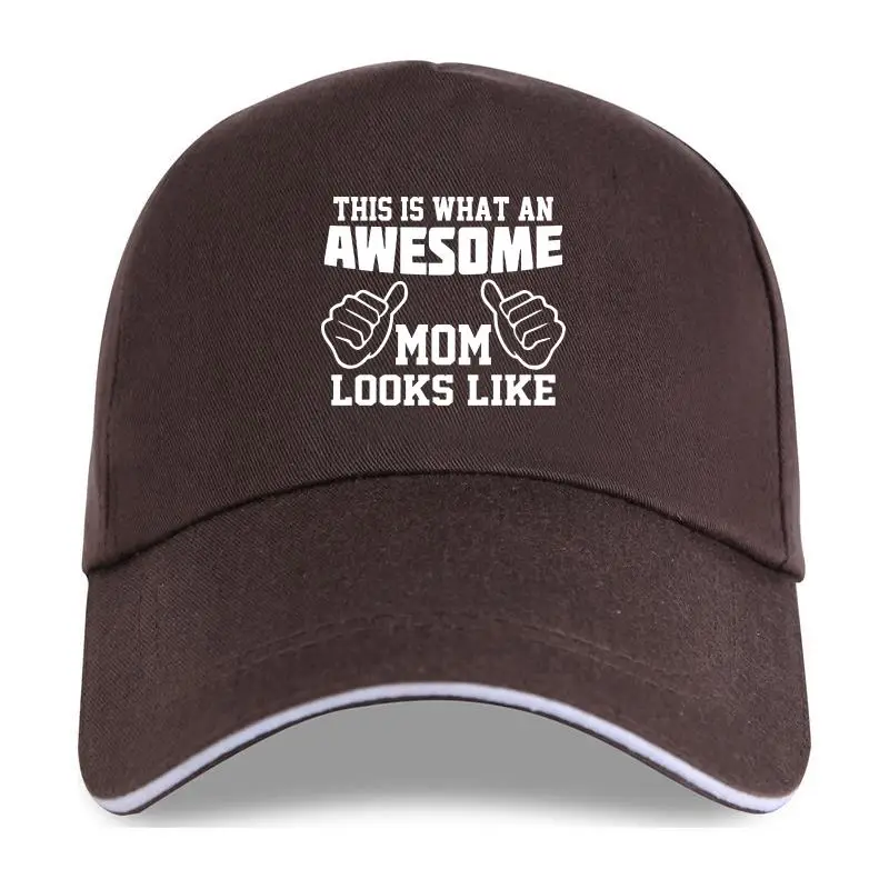 

Men's 2020 Fashion Style This Is What An Awesome Mom Looks Like Mother's Day Quality Men Printing Baseball cap