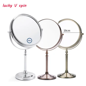 8 Inch 5X 7X 10X Magnification Makeup Mirror 360 Rotating Professional Desktop Cosmetic Mirror 8 1