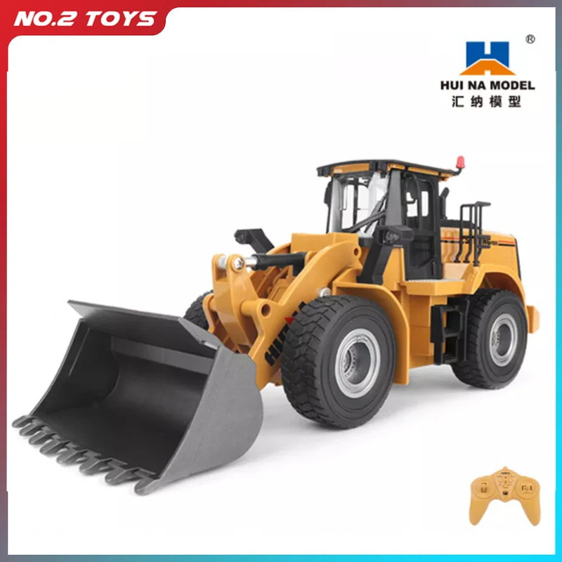 

HUINA 1:16 RC Truck Bulldozer Wheel Shovel Loader Tractor Model Engineering Car 9 Channel Radio Controlled Cars Kid Toy for Boys