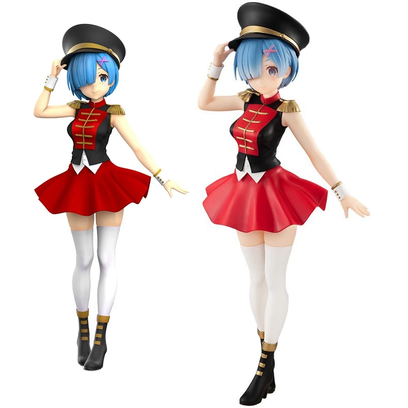 

Original Re:Life In A Different World From Zero Figure Rem Nutcracker Dress Toy Gift 21CM Action Figuire Doll Genuine Action